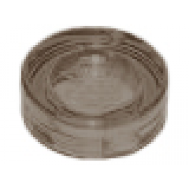 trans-brown tile round 1 x 1