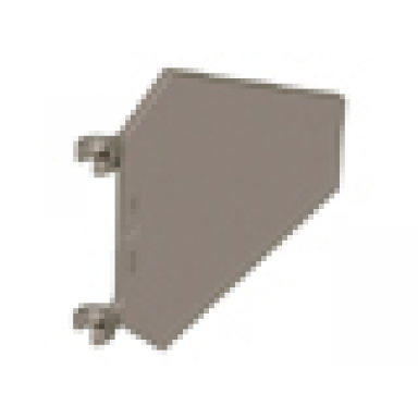 trans-brown flag 5 x 6 hexagonal