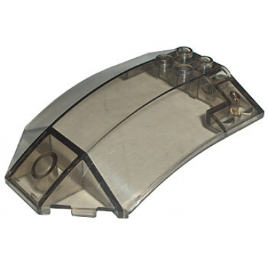 trans-brown windscreen 8 x 6 x 2 curved sloped sides