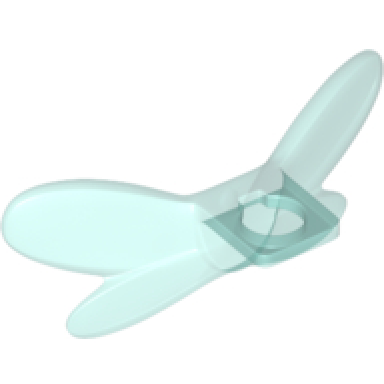 trans-light blue minifigure wings fairy