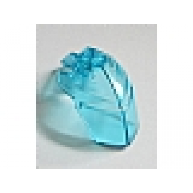 trans-light blue hero factory helmet visor with clip