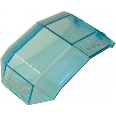 windscreen 4 x 4 x 4 2 3 with bar handle with silver chevron targets and breez pattern stickers - set 44027
