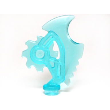 trans-light blue minifigure weapon techno-blade