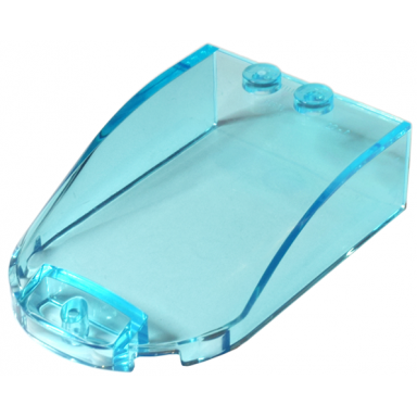 trans-light blue windscreen 6 x 4 x 1 1 3 canopy straight sides
