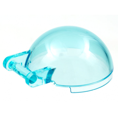 trans-light blue windscreen 4 x 4 x 1 2 3 canopy half sphere with bar handle