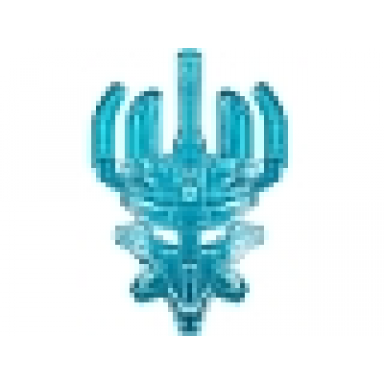 trans-light blue bionicle mask of creation