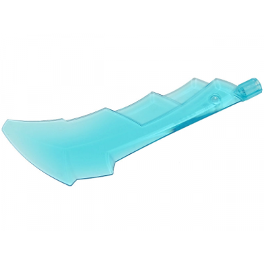 large figure weapon blade serrated with axle hole