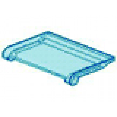 trans-light blue glass for hinge car roof 4 x 4 sunroof without ridges