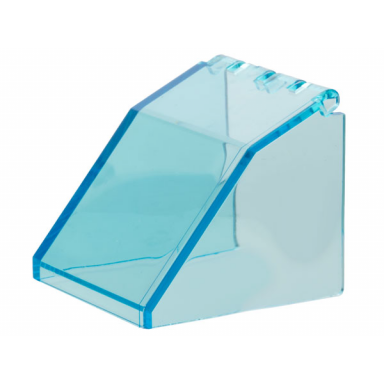 trans-light blue windscreen 4 x 4 x 3 canopy