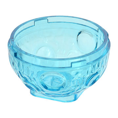 trans-light blue rock 4 x 4 arctic globe bottom
