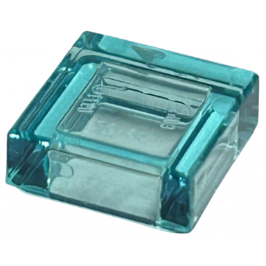 trans-light blue tile 1 x 1