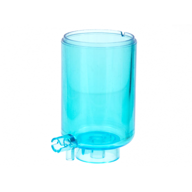 trans-light blue scala container 4 x 4 x 5 water cooler