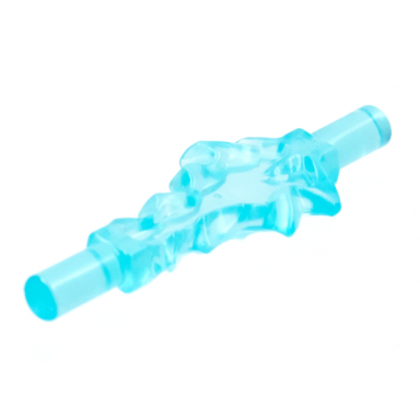 trans-light blue power burst bolt small with bar ends