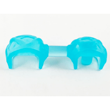 trans-light blue minifigure weapon web effect handcuffs