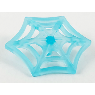 trans-light blue minifigure weapon web effect medium bar on back