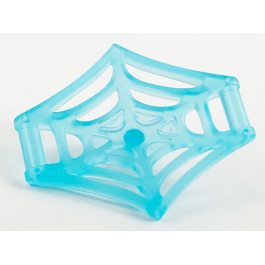 trans-light blue minifigure weapon web effect large bar on back bar handles on sides
