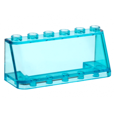trans-light blue windscreen 2 x 6 x 2