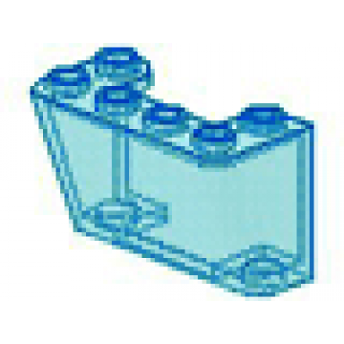 trans-light blue windscreen 2 x 4 x 2 inverted
