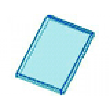 trans-light blue glass for window 4 x 4 x 3 roof