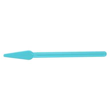 trans-light blue minifigure weapon pike spear - handle with round end