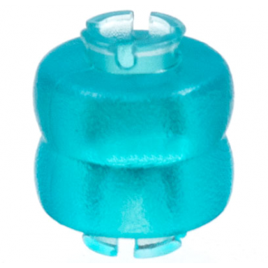trans-light blue clikits bead ring thick small double with 2 pins