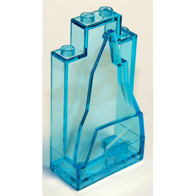 trans-light blue rock panel 2 x 4 x 6