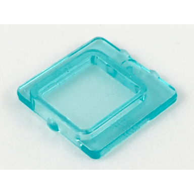 trans-light blue glass for window 1 x 2 x 2 plane