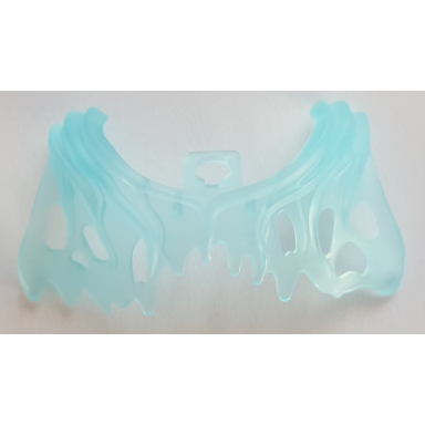 trans-light blue minifigure wings ghost with cutouts