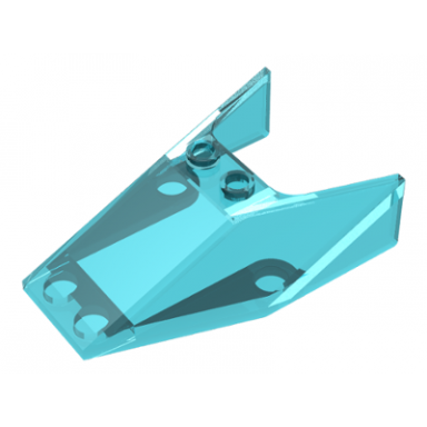 trans-light blue windscreen 6 x 4 x 1 1 3 undetermined type
