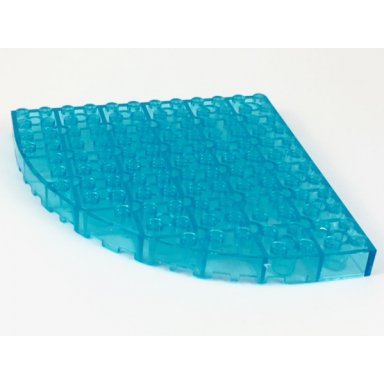 trans-light blue brick round corner 12 x 12