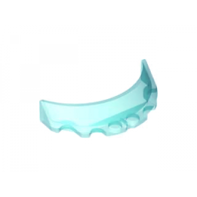 trans-light blue windscreen 3 x 6 x 1 curved