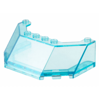 trans-light blue windscreen 5 x 8 x 2