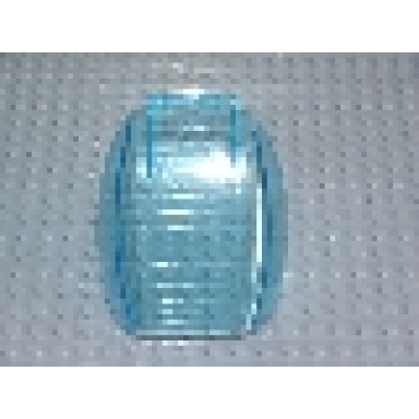 trans-light blue duplo windscreen 4 x 4 x 2 curved