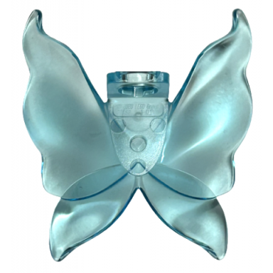 trans-light blue minifigure wings butterfly pointed
