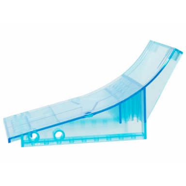 trans-light blue sports stuntz loop ramp base