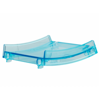 trans-light blue sports stuntz loop ramp section
