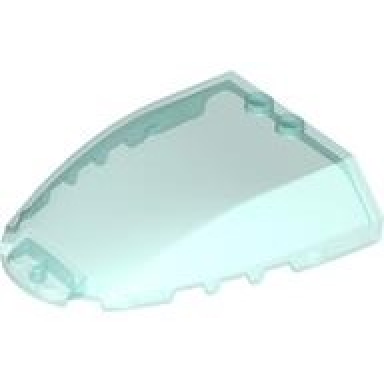 trans-light blue windscreen 6 x 7 x 1 1 3