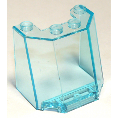 trans-light blue windscreen 3 x 4 x 3