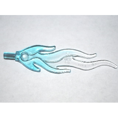 trans-light blue wave rounded straight large with bar end flame with marbled trans-clear pattern