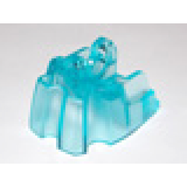trans-light blue large figure foot short with ball joint socket