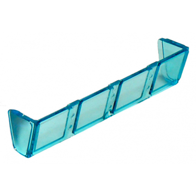 trans-light blue glass for window 2 x 8 x 2 boat