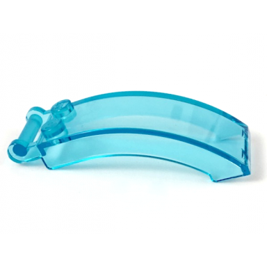 trans-light blue windscreen 6 x 2 x 2 with bar handle