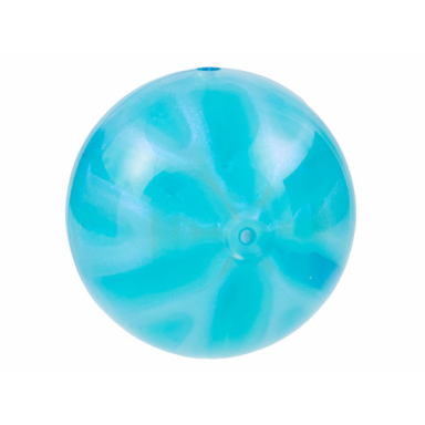 trans-light blue ball hard plastic 19mm d with molded satin trans-clear slotted inner ball pattern ninjago dragon power element