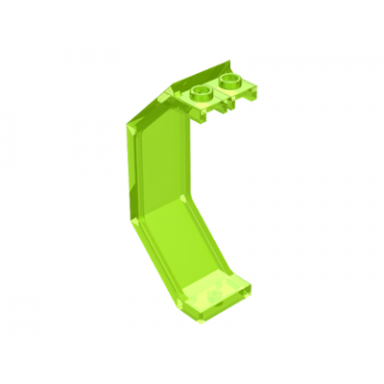trans-neon green panel 3 x 2 x 6