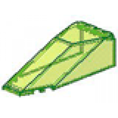 trans-neon green windscreen 10 x 4 x 2 1 3 canopy