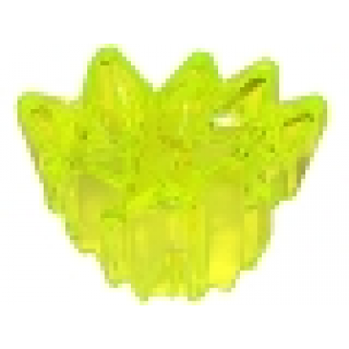 trans-neon green bionicle armor crystal cluster