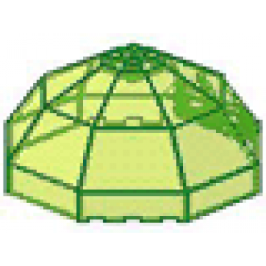 trans-neon green windscreen 10 x 10 x 4 octagonal canopy