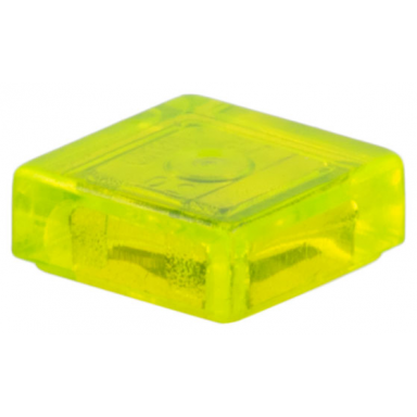 trans-neon green tile 1 x 1