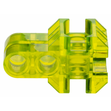 trans-neon green technic modular connector