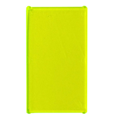 trans-neon green glass for window 1 x 4 x 6